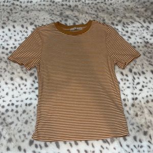 orange striped “Active USA” t shirt